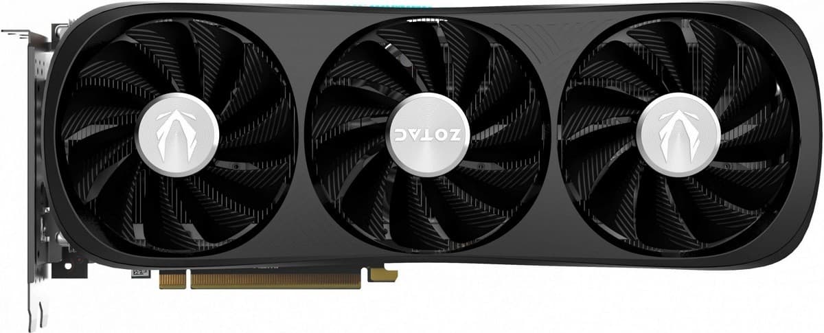 Игровая видеокарта ZOTAC GeForce RTX 4070 SUPER Trinity Black Edition