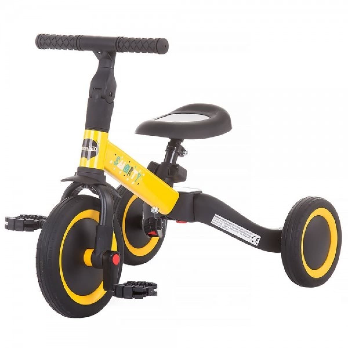 Велосипед для детей Chipolino 2in1 TRKSM0202YE Yellow