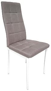 Scaun Kroll DC2-001 Lux Light Grey Fabric/White