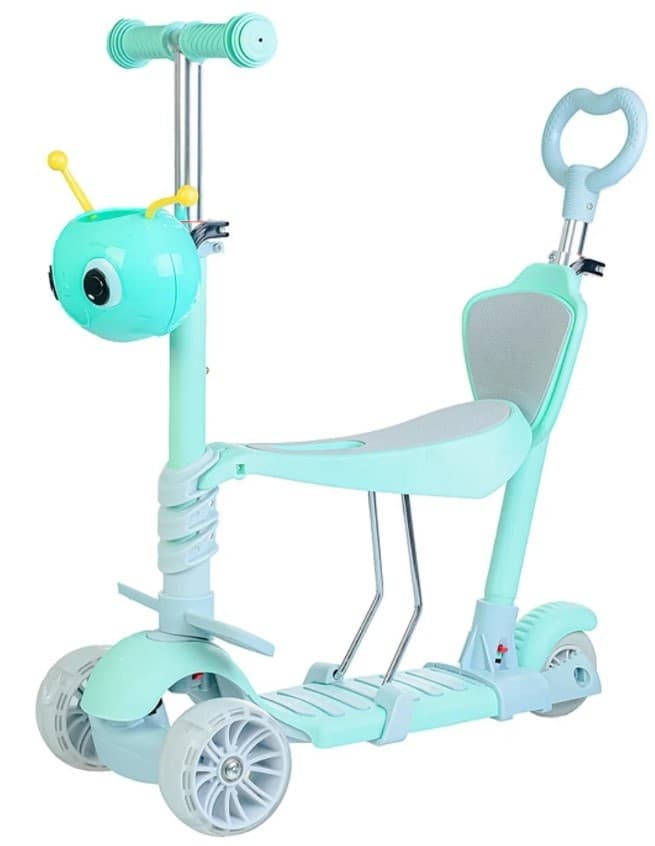Trotinetă 4Play Snail Mint
