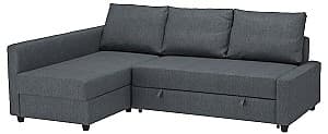 Canapea de colt IKEA Friheten Hyllie dark grey