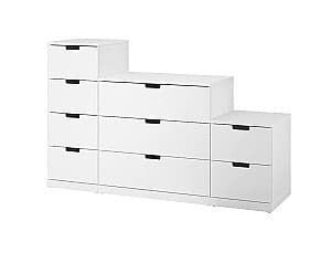 Комод IKEA Nordli white 160x99 см (9 ящики)