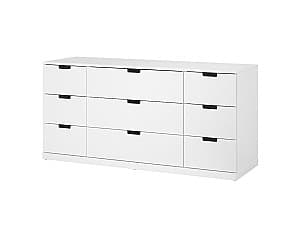 Комод IKEA Nordli white 160x76 см (9 ящики)