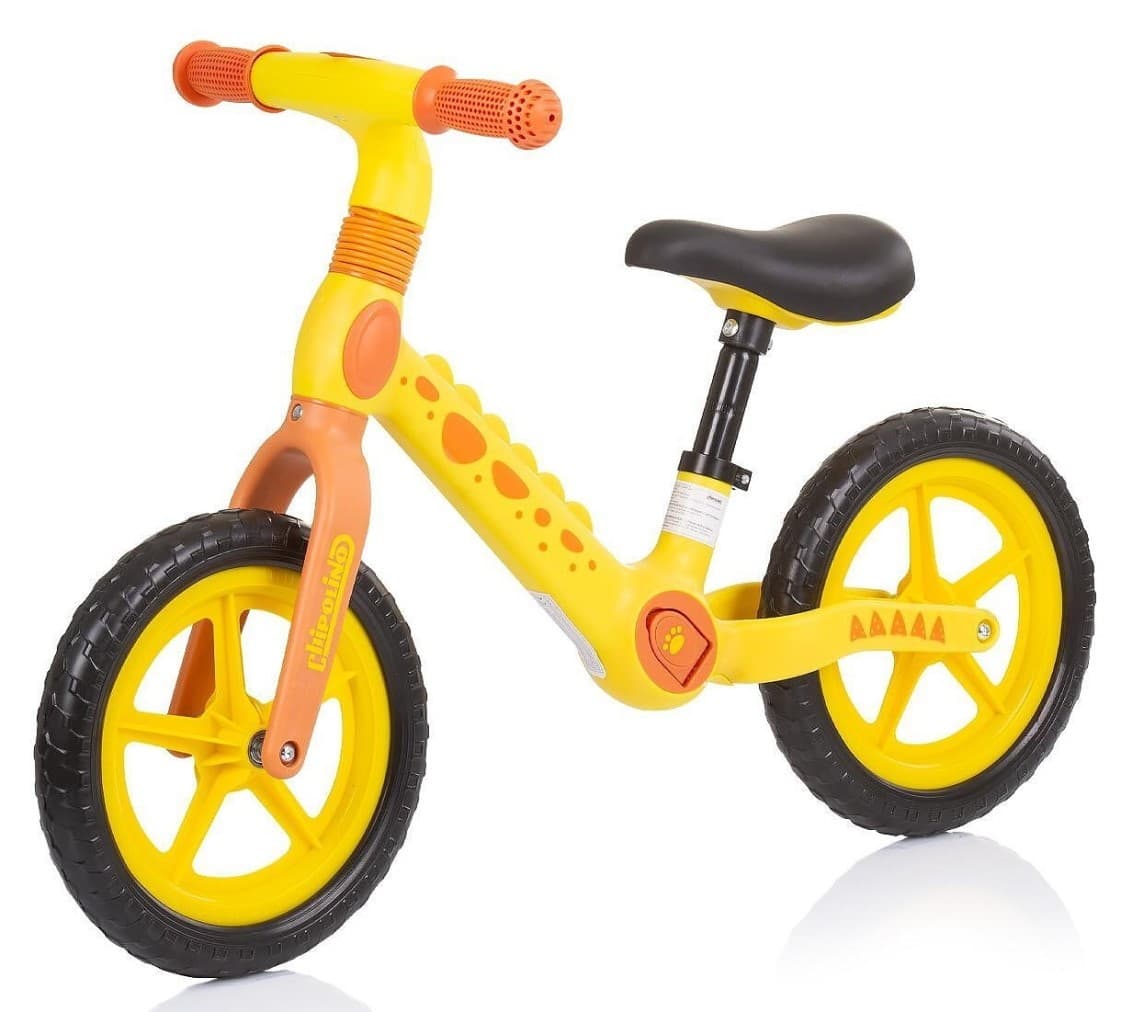 Bicicletă fără pedale Chipolino Dino Yellow-Orange DIKDI02303YO