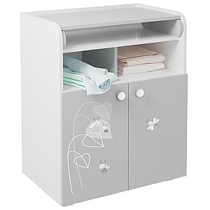 Детский комод Polini Kids French 1270 Amis White Grey