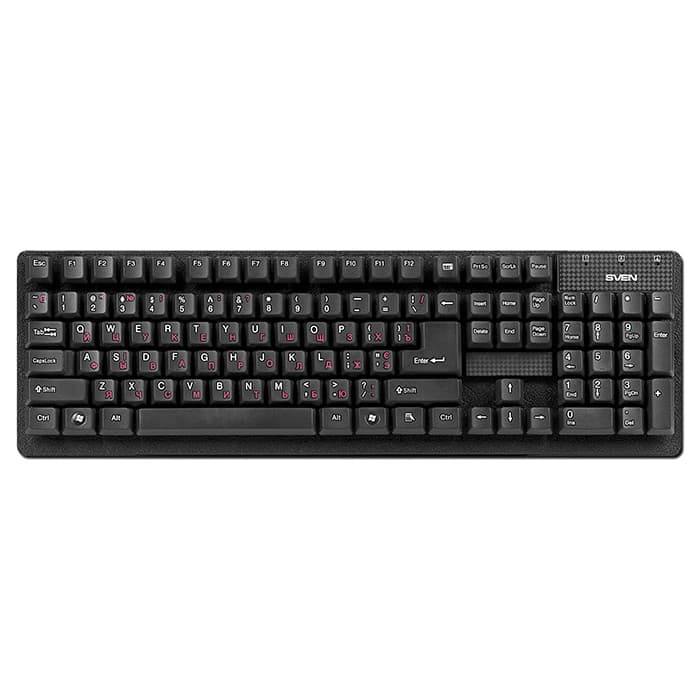Клавиатурa SVEN Standard 301 Black