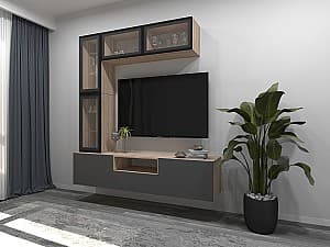 Living Arta Mobilei Gray G05 Sonoma/Gri, modern