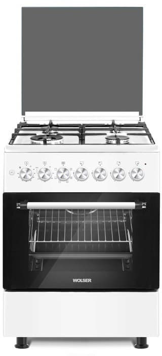 Газовая  плита Wolser WL-F 60602  White TURBO FFD