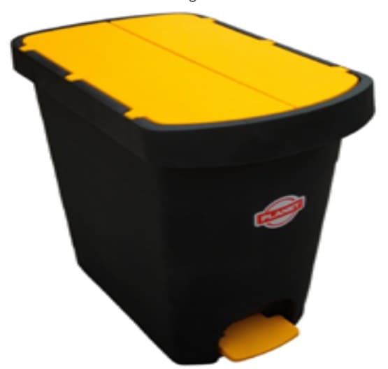 Мусорная урна Hydro-S Pelican 20l yellow