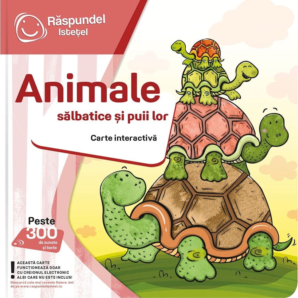 Carte educationala Raspundel Istetel Animale salbatice si puii lor