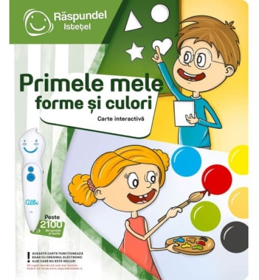 Carte educationala Raspundel Istetel Primele mele forme si culori