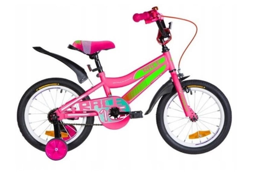 Bicicleta pentru copii Formula Race 16 Pink/Green/Blue