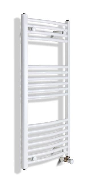 Uscator Radiva Haiti Curved White 400x1000