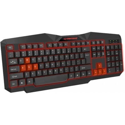 Tastatura pentru gaming Esperanza TIRONS  EGK201R Red - US Layout