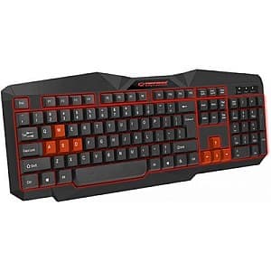 Tastatura pentru gaming Esperanza TIRONS  EGK201R Red - US Layout