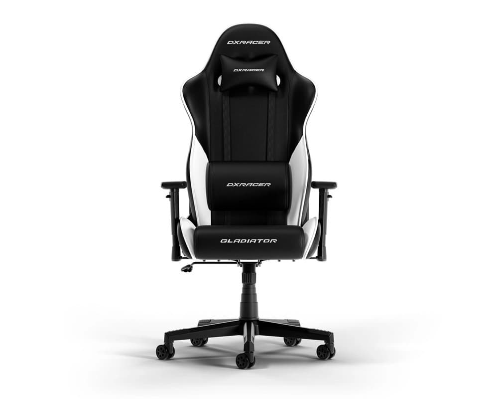 Scaun gaming DXRACER GLADIATOR-23-L-NW-X1 Black/White