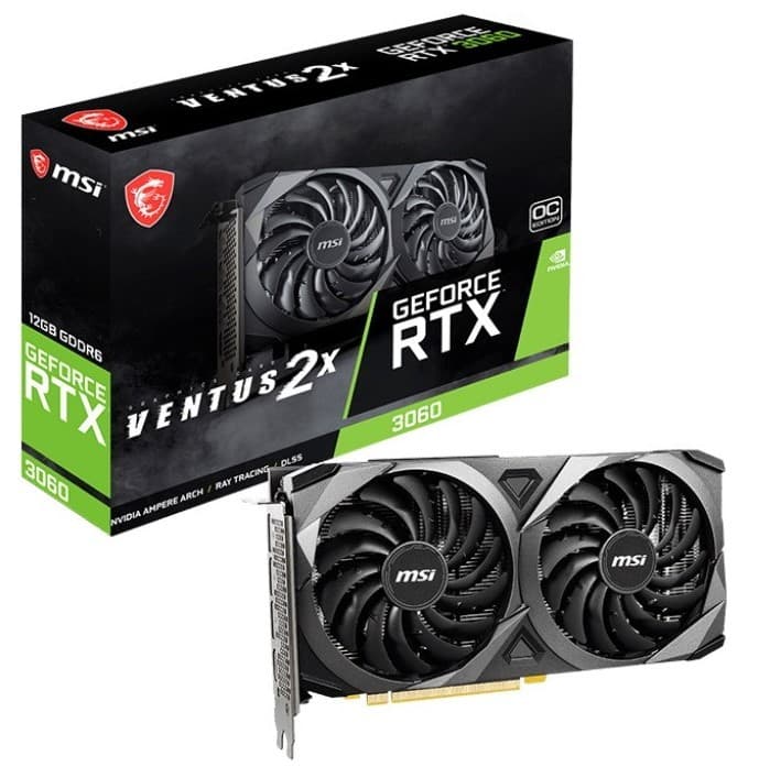 Placa video gaming MSI GeForce RTX 3060 VENTUS 2X 12G OC