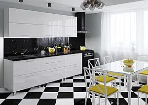 Кухня PS Blum (High Gloss) 2.4 m White