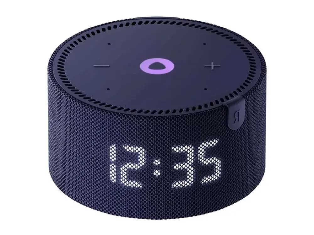 Умная колонка Yandex Station mini Blue with clock (YNDX-00020B)