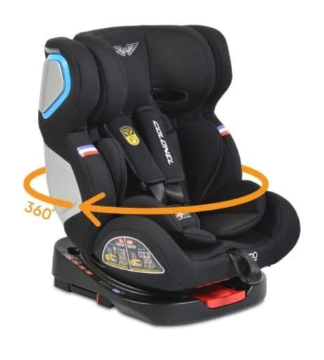 Scaun auto Moni Colonel black ISOFIX