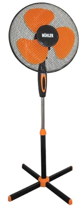 Вентилятор Muhler 16 Stand Fan FM-5070 Black/Orange