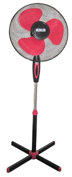 Вентилятор Muhler 16 Stand Fan FM-5071 Black/Red