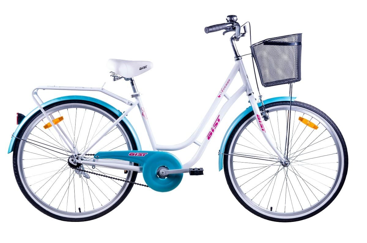 Bicicleta Aist Avenue 1.0 White/Turquoise