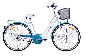 Bicicleta Aist Avenue 1.0 White/Turquoise