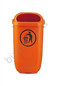 Мусорная урна Alda Plastic 50 L Orange