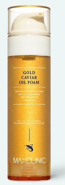 Масло для лица MaxClinic Gold Caviar Oil Foam Cleanser