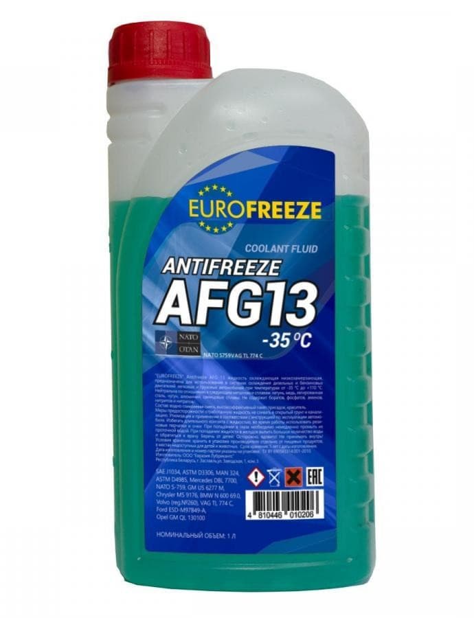 Антифриз Eurofreeze -35 G13 1l Green (44702)