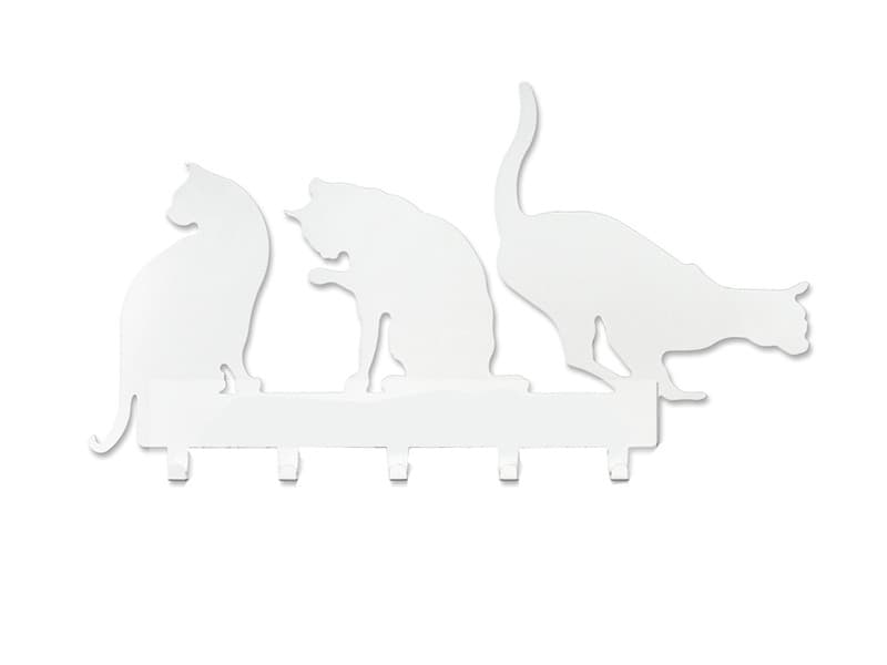 Cuier pentru haine AlfaM Cats White