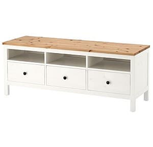 Comoda TV IKEA Hemnes White Light -Brown 148x47x57 cm