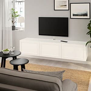 Comoda TV IKEA Besta White/Hanviken White