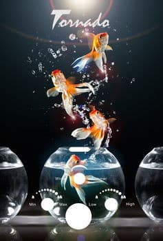 Coloană pe gaz Tornado TR-20 Goldfish Turbo NG