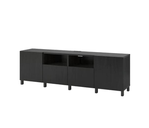 Comoda TV IKEA Besta Lappviken/Stubbarp black-brown