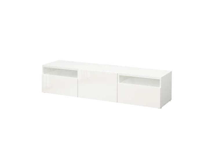 Comoda TV IKEA Besta Selsviken white 180x42x39 cm