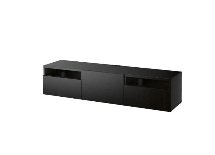 Тумба под ТВ IKEA Besta Lappviken  black-brown 180x42x39 см