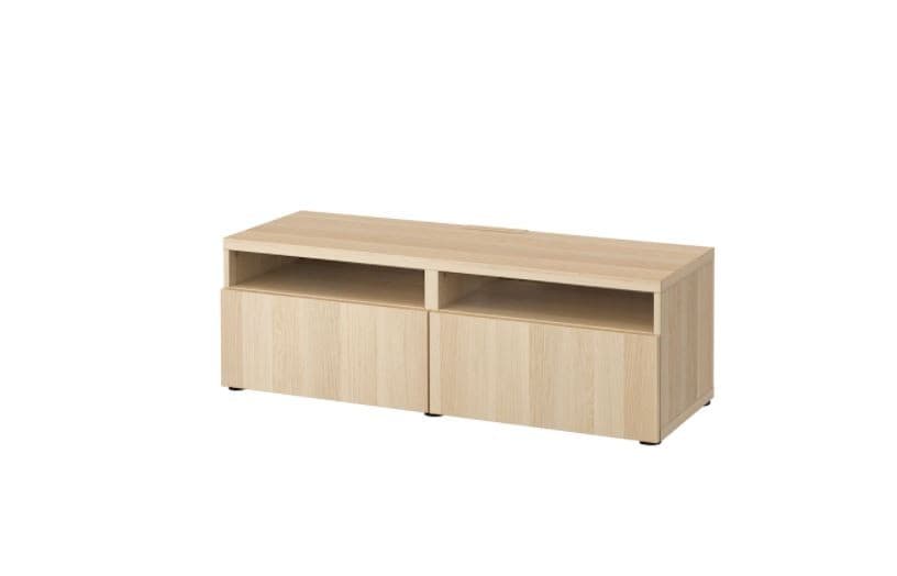 Comoda TV IKEA Besta antique oak / Lappviken antique oak 120x42x39 cm