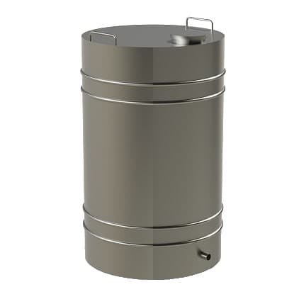 Butoi Inox Zig 250 LT/ rotund Q125 (vertical busonat)