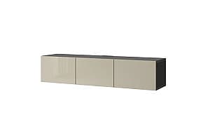 Тумба под ТВ IKEA Besta black-brown / selsviken beige 180x42x38 см