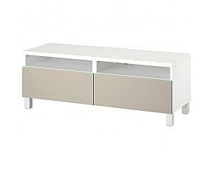 Тумба под ТВ IKEA Besta White/Lappviken/Stubbarp light gray / Beige