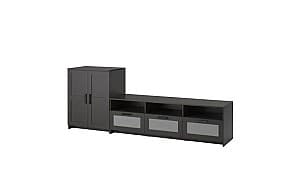 Тумба под ТВ IKEA Brimnes Black 258x41x95 см