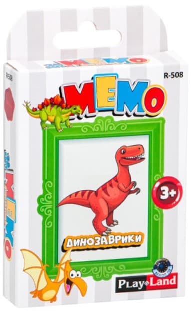 Joc de masa Play Land "Memo Dinozauri" RU