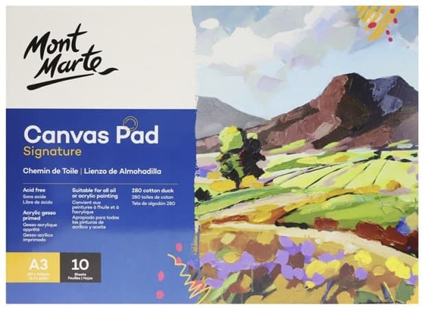 Album Mont Marte Canvas Pad А3