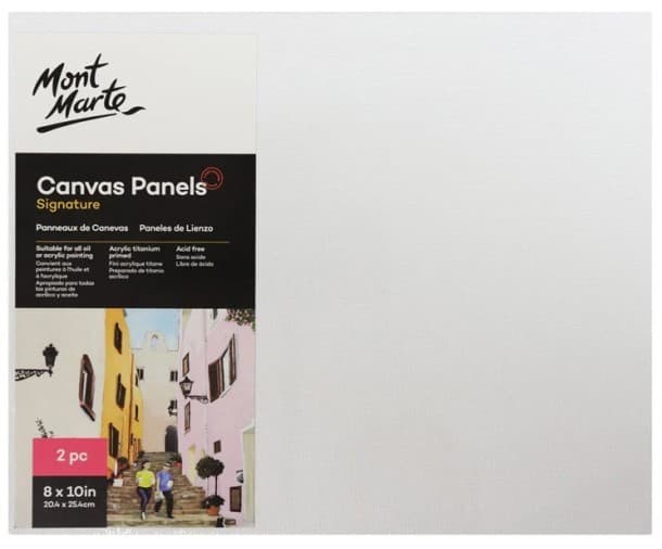 Холст для рисования Mont Marte Canvas Panel 2 шт. 20х25 см