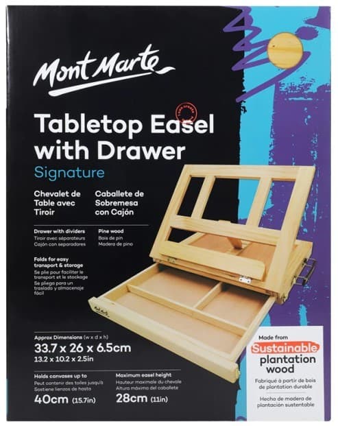 Мольберт Mont Marte с ящиком Table Easel