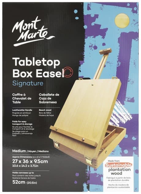 Мольберт Mont Marte Tabletop Box 52 см