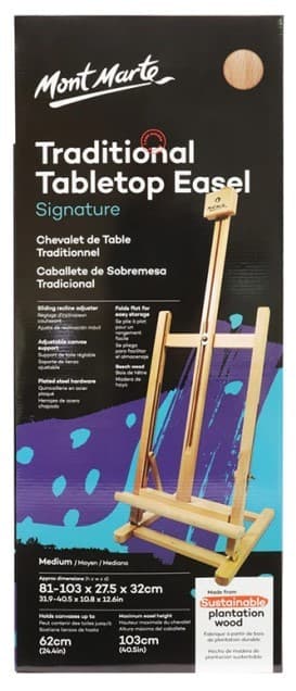 Мольберт Mont Marte Traditional Beech Desk Easel 102 x 28 cм