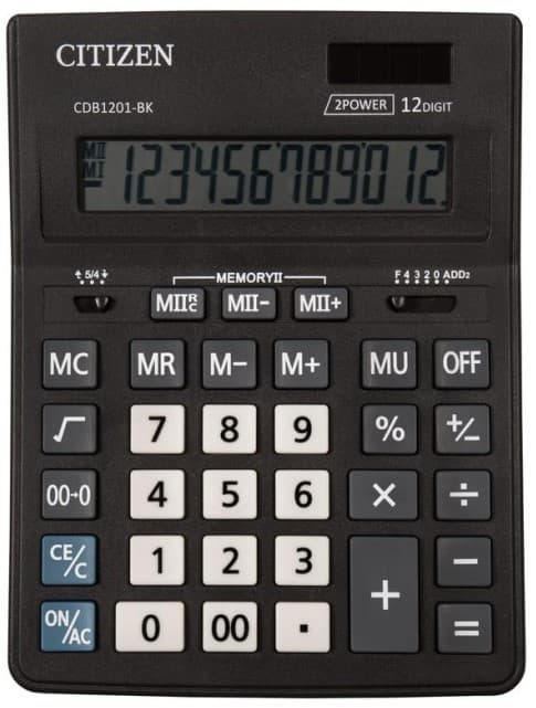 Calculator de masă Citizen CDB1201BK